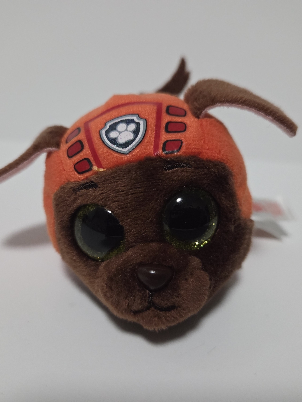 Ty Paw Patrol Zuma Plush Brown and Orange Beanie Boos Teeny Tys Stackable